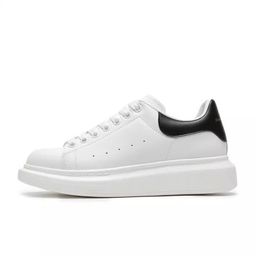 thumbnail for Full cowhide ~ genuine leather small white shoes women's thick-soled 2025 spring and summer breathable inner heightened pine cake couple sports board shoes