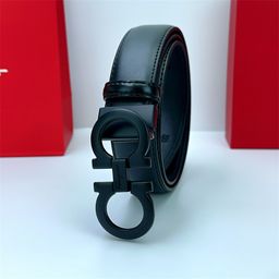 thumbnail for Fila Belt for Men, Figure-Eight Buckle, Men's Genuine Leather Smooth Buckle, Business Pants Belt, High-End Durable Smooth Buckle