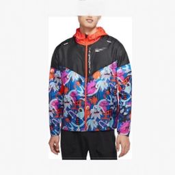 thumbnail for 2025 cross-border new men's sports breathable jacket independent station printed zipper men's jacket
