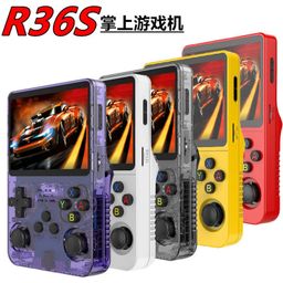 thumbnail for New R36S game console HD 3D handheld game console dual joystick GBA arcade simulator King of Fighters cross-border