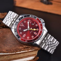 thumbnail for Foreign Trade Cross-Border Aliexpress Source of Goods, Dropshipping, Three-Hand Fashion High-Quality Steel Band Mechanical Precision Men's Watch Manufacturer