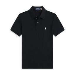 thumbnail for The high version can be scanned with a raff pony label cotton couple men's and women's short-sleeved sunscreen polo shirt embroidered T-shirt classic