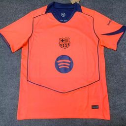 thumbnail for 2526 nova camisa do Barcelona Yamal versão tailandesa uniforme de futebol edição especial uniforme de treino pré-jogo manga curta