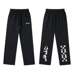 thumbnail for Amazon Wholesale Fashion Brand OFF OW Splash Ink Fireworks Tape 99 Caravaggio Printed Men's and Women's Pants