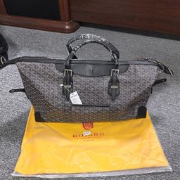 thumbnail for Dog Tooth Boarding Bag Travel Bag Men&#039s and Women&#039s Goya Goyard Large Capacity Fitness Satchel Large Bag Business Trip Luggage Bag
