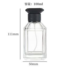 thumbnail for Spot Fine Mist Perfume Bottle Empty Bottle with Labeling Area Hydrating Glass Spray Bottle Thick Bottom Push-Type Bare Bottle Essence
