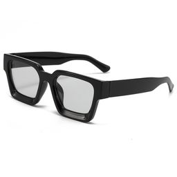 thumbnail for Classic thick square frame sunglasses, men's driving anti-ultraviolet rays, high-end sunglasses, full-frame sunglasses, street photography, and versatile sunglasses