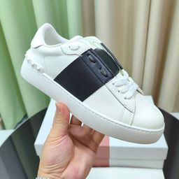 thumbnail for Men's Genuine Leather Fashion Trendy Couple's Casual Sneakers with Studs for Men and Women