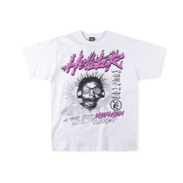 thumbnail for 23FW Euro High Street Hooded Hellstar Studios Wash Sweatshirt Panelled Athleisure Flared Trousers