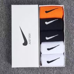 thumbnail for Gift boxed socks, men's and women's long ins, tide and versatile, medium cut, student sports, basketball, running, sweat-absorbing, breathable socks