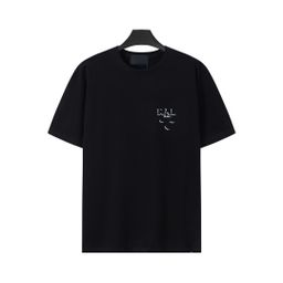 thumbnail for High Edition Pujia Metal Triangle Logo Uni** Casual Loose Versatile Comfortable Short Sleeve T-Shirt 260g