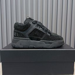 thumbnail for Foreign trade 2024 new sparkling diamond arim* bread shoes dad shoes couple athleisure low-top platform board shoes