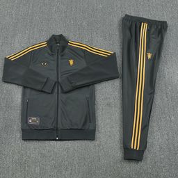 thumbnail for 2526 High-End Version Chelsea Real Madrid Roma Retro Long Zipper Jacket Football Uniform Set