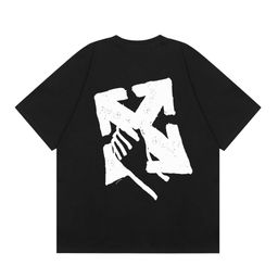 thumbnail for 2025 Cross-Border Trendy Brand New Summer of Printed Loose Short-Sleeved T-Shirts for Men and Women Couples Collection Ready for Sale