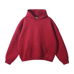 thumbnail for 2026 Fall/Winter New Loose Plush Trendy Sweatshirt Men's Oversize Hooded Trendy Men's Sweatshirt Suit