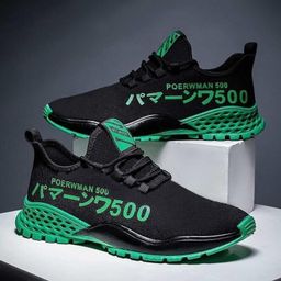 thumbnail for Sapatos masculinos primavera 2024 novos sapatos da moda masculinos casuais esportivos corrida malha respirável versátil primavera sapatos da moda