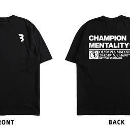 thumbnail for Chris American-Style Oversized Heavyweight Fitness Gym Printed T-Shirt Gym Couple Pure Cotton Crew Neck Short Sleeve 46-86