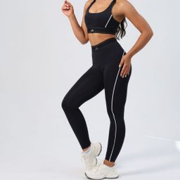thumbnail for ALO Same Yoga Set Cross-border High Elasticity Tight Shaping Sports Slim Pants Yoga Pants Women's Close-fitting Circumference