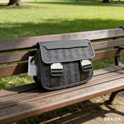 thumbnail for Cross-Border New Retro Printed Messenger Bag for Men, Casual Trendy Handbag, Fashionable Mobile Phone Storage Shoulder Bag