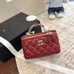 thumbnail for 2026 New Style Chanel-Inspired Quilted Chain Bag for Women, Genuine Leather Mini Crossbody Bag, High-End Versatile Fashion Model