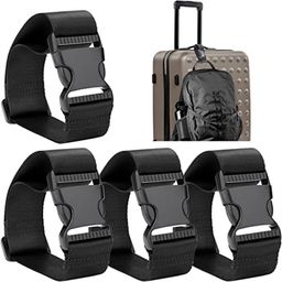 thumbnail for Trunk Attachment Strap Combination Adjustable Luggage Attachment Strap Multiple trolley case connection straps