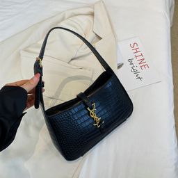 thumbnail for Foreign Trade Hot-Selling Bag, Crocodile Pattern Underarm Bag, Niche Versatile Handbag, Autumn and Winter Textured Women's Bag, Autumn and Winter Popular Style