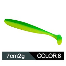 thumbnail for Factory direct sale lure soft bait T-tail maggot bait fishing gear outdoor fishing two-color T-tail lure fake bait soft worm