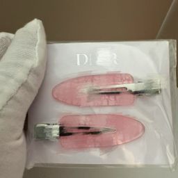 thumbnail for D家D先生最新赠礼款粉色小发夹时尚清晰甜美平底夹刘海碎发侧边夹