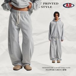 thumbnail for ARTIE男装丨2025新款秋冬抽绳休闲百搭卫裤加绒恒温保暖弯刀长裤