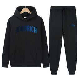 thumbnail for Hoodrich tracksuit suit hoodie sweatshirt set graphic print hoodie two-piece set wholesale