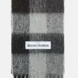 thumbnail for Scarf women's winter ac double-sided rainbow plaid shawl long seahorse hair color-blocked scarf men's tassel