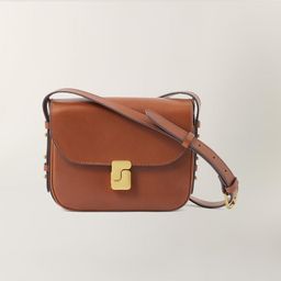 thumbnail for Soeur French Niche 2025 New Cowhide Elegant Classic Small Crossbody Bag Versatile Armpit Small Square Bag for Women