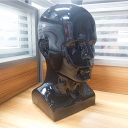 thumbnail for wig model head display hat VR glasses men's dummy head mall shelf swimming goggles display model head model