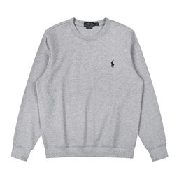 thumbnail for Cross-Border Spring Hot-Selling Hooded Cardigan Solid Color Simple Zipper Jacket Loose Large Size Pony Embroidery Men&#039s Clothing