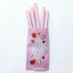 thumbnail for LOLEETA Cross-border Cosmetics Strawberry Lip Gloss Set Five-Pack Matte Soft Matte Lip Gloss
