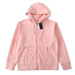 thumbnail for 高品质跨境外贸十色基础款小马标刺绣Logo连帽卫衣男女款拉链外套