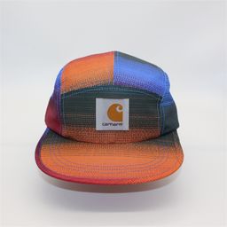 thumbnail for Chapéus de cinco peças ajustáveis europeus e americanos com impressão digital para homens e mulheres, chapéus de aba plana de ciclismo hip-hop da moda