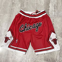 thumbnail for Shorts de camisa Lakers Joe James Raptors Magic Heat retro ferrugem bolso calças de treinamento masculino e feminino esportes de verão