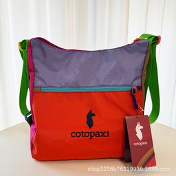 thumbnail for 2025 New 16Lcotopaxi American Alpaca Dopamine Men&#039;s and Women&#039;s Crossbody Bag Outdoor Contrasting Color Large Bag