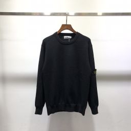 thumbnail for Cross-border stone island stone island autumn and winter sweater basic classic armband couple crew neck pullover long sleeve