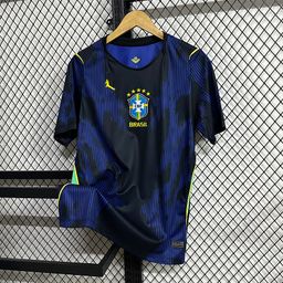 thumbnail for Brazil Team Brazil World Cup Football Uniform National Team Home and Away Jersey Short-Sleeved T-Shirt Cross-Border Dropshipping Customization