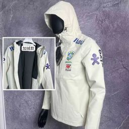 thumbnail for Brazil Team Jacket Neymar Same Style Hooded Jacket Waterproof Brazil National Team Jacket Football Training Suit