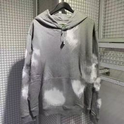 thumbnail for European and American hip-hop Cotton Wreath Swearsuit kapok printed hooded sweatshirt pants athletic shorts