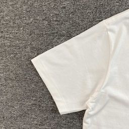 thumbnail for Trendy fashion letter ape pink cherry blossom tree print logo round neck short sleeves