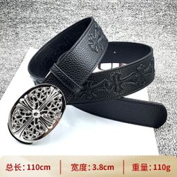 thumbnail for Cinto CH Crowe Holy Sword masculino com rolo oco, cinto feminino Evergreen Vine, cinto de celebridade do mesmo estilo perfurado retrô coração