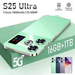 thumbnail for Smartphone S25 Ultra 5G de rede completa 16+1T Android de 2025, preço de fábrica de origem.