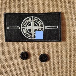 thumbnail for Armband Stone Island armband fashion brand ghost seal clothes shoes bag embroidery button